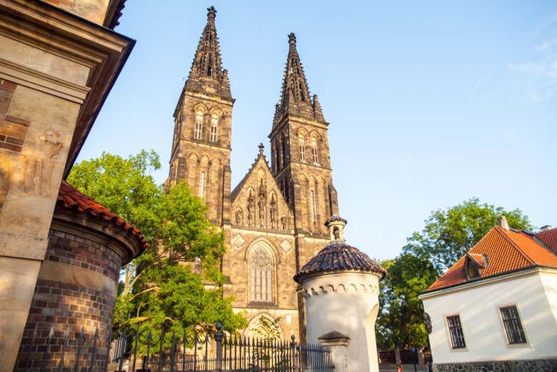 Basílica de San Pedro y San Pablo, en el castillo de Vyšehrad