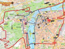 Ruta autobús turístico Praga