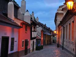 Callejón del Oro al atardecer
