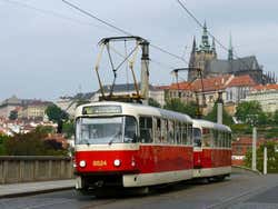Transporte Praga, tranvía