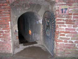 Terezín, entrada al tunel 17