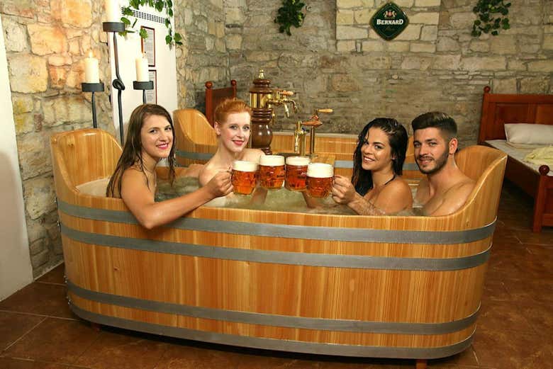 Experiencia de spa de cerveza en Praga 